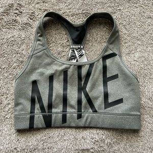 Grey Nike Dri-Fit Sports Bra